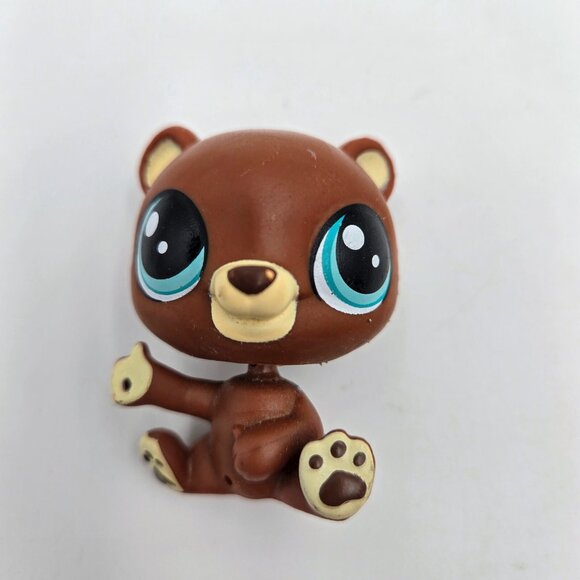 Littlest Pet Shop LPS Lot Monkey #351 Kangaroo #1524 Happy Honeyman Bear #3959 - Picture 7 of 10